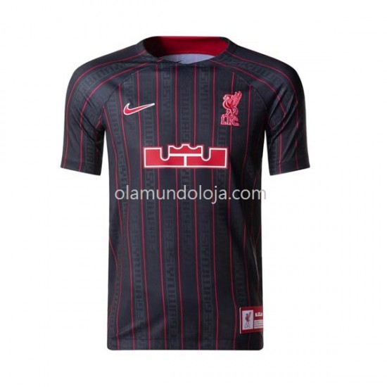 Camisola Liverpool x LeBron James Homem Equipamento Primeiro 2022-2023 Manga Curta